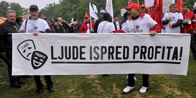2016 5 1 praznik rada u znaku prosvjednih povorki dok bandi